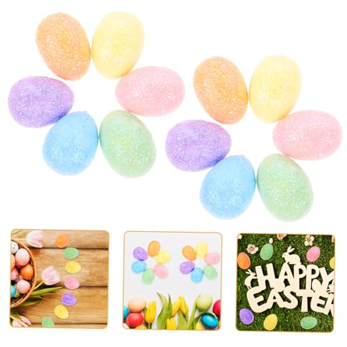 JOINPAYA 3 Ostereier teigroller ostern osterbastelei Dekorative Eier Osterfest Dekoration easter egg osterferien Ei selber basteln Partygeschenke ostern dekoratives ei Schaum von JOINPAYA