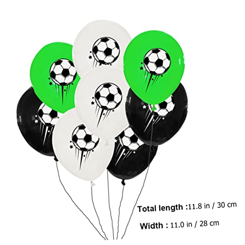 JOINPAYA 30 Stück 12 Ballonanzug Geburtstag Luftballons Sportballons Geburtstag Kindergarten-basketballballons Kinder Partyzubehör Für Kinder Luftballons Mit Fußballmotiven Emulsion von JOINPAYA