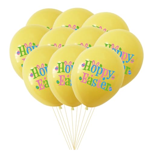 JOINPAYA 30 Stück Ballon wand polsterung celebrations frühlingsfest feierstahl Feierlichkeiten Partyzubehör balons Festliche Dekoration party dekoration balloon party sachen Emulsion Yellow von JOINPAYA