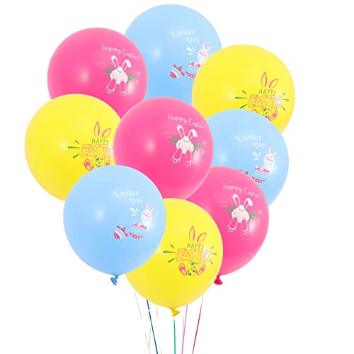 JOINPAYA 30St Hasenballon -Dekorationen Babyballons Partyballons Kaninchen- Frühlingsdeko ostern luftballons geldgeschenke ostern dekorative osterluftballons Osterballons Emulsion von JOINPAYA