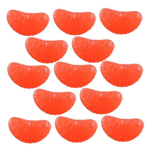 JOINPAYA 32 Stück Grapefruit Segment Orangen Dekor Orangenscheiben DIY Charms Handyhüllen Dekor DIY Telefonhüllen Charm Haarnadel Charm Miniatur Orange Ornament Handyhüllen von JOINPAYA