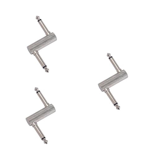 JOINPAYA 3st Für Effektpedal Vom Typ z Gitarrenpedalbrett Adapter Für Gitarrenpedale Gitarrenpedal-patch- Gitarreneffekt-pedalboard-koppler Effektpedalanschluss Silver von JOINPAYA