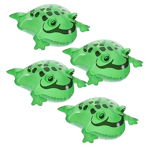 JOINPAYA 4 Set Aufblasbarer Frosch Ballon Aufblasbare Frösche Spielzeug Sommer Party Ballon Glitzer Ballons Lustige Blow Up Tier Frosch Ballons Frösche Ballons Für Party Frosch von JOINPAYA