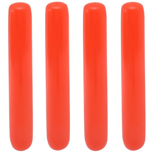 JOINPAYA 4 Stück Rotes Partyzubehör Jubelnder Donnerstab PVC Cheersticks Partyzubehör von JOINPAYA