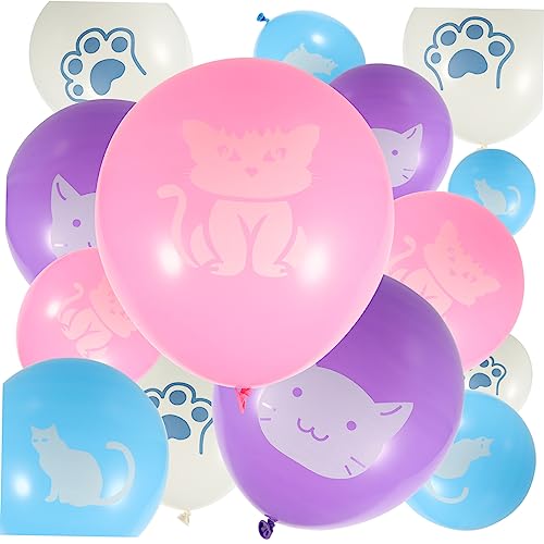 JOINPAYA 40 Stücke Haushalt Luftballons Entzückende Katze Design für Indoor/outdoor von JOINPAYA