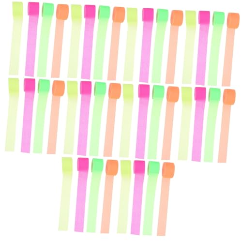 JOINPAYA 5 Sätze Scrollen Braut- Zartes Krepppapier Farbiger Streamer Party-krepppapier-streamer Jahrestage Hochzeitslaken Sammelzubehör Party-luftschlangen-dekorationen Orange 8 Rollen * 5 von JOINPAYA