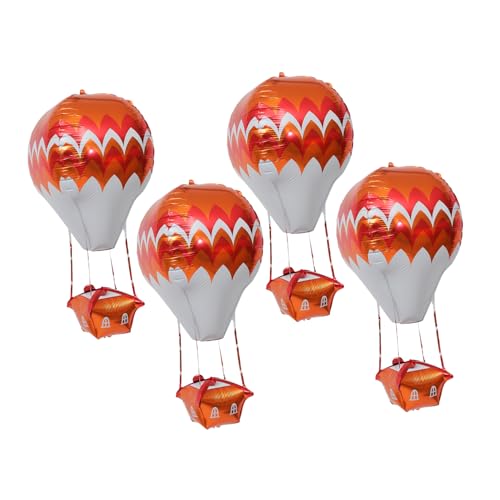 JOINPAYA 5st 4d Aluminiumfolienballon Geburtstagsballon Aus Alufolie Karnevalsballon Dekorationen Zum Aufhängen An Der Decke Heißluftballons Aus Folie Mylar-heißluftballon Hochzeitsballons von JOINPAYA