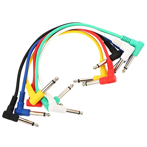 JOINPAYA 6 Stk Gitarren-Effekt-Linie Gitarrenpedalkabel Keyboard-Verstärker gitarrenkabel guitar cable lautsprecherkabel Rauschunterdrückung von Instrumentenkabeln Gitarren-Patchkabel von JOINPAYA