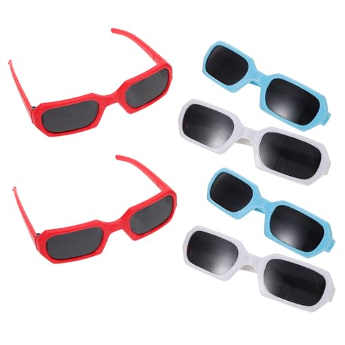 JOINPAYA 6 Stück Teiliges Set Puppen Sonnenbrillen aus Kunststoff Rechteckige Brillen in Rot Leichte und Robuste Puppenaccessoires für DIY Kostüme und Puppenhaus Dekoration JOINPAYA 6 Stück Teiliges Set Puppen Sonnenbrillen aus Kunststoff Rechteckige Brillen in Rot Leichte und Robuste Puppenaccessoires für DIY Kostüme und Puppenhaus Dekoration von JOINPAYA