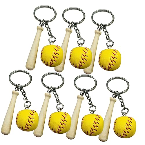 JOINPAYA 7St Baseball-Schlüsselanhänger Dekorativer Schlüsselanhänger Baseball-Partygeschenke Baseball Schlüsselanhänger Sport Schlüsselanhänger kreative Schlüsselanhänger Sport-Souvenirs von JOINPAYA