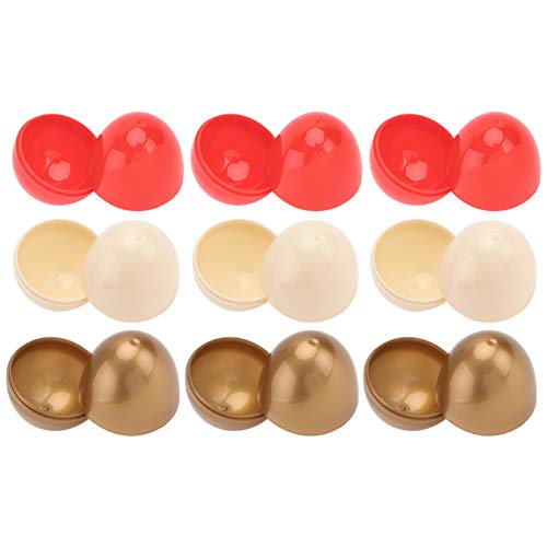 JOINPAYA 9st Gacha-lotterie Kindereier Raupe Schwimmbad Weidenkorb Befüllbar Mini-eier Für Favorisieren Kreative Eierverpackung Gießen Osterparty Gefallen Golden Neu p von JOINPAYA