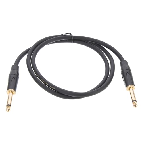 JOINPAYA Audiokabel Für Gitarre Professionelles Stereo Audiokabel Lang Schwarz Für Lautsprecher Verstärker Und Mikrofonanwendungen von JOINPAYA