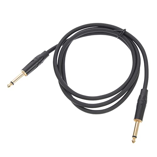 JOINPAYA Audiokabel Hochwertiges Gitarren Audiokabel Mono Verbindung Für Gitarre Mikrofon Und Mixer Schwarz Für Optimale Klangübertragung von JOINPAYA