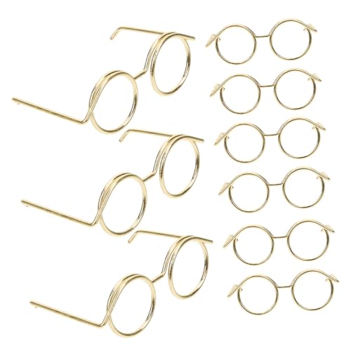 JOINPAYA Brille Basteln 10er Set Mini Puppenbrillen Aus Mit Draht Rahmen Klassische Augenweide Für Puppen Ideal Für Puppen Outfits Und Rollenspiele Eyewear Für Spielzeugpuppen von JOINPAYA