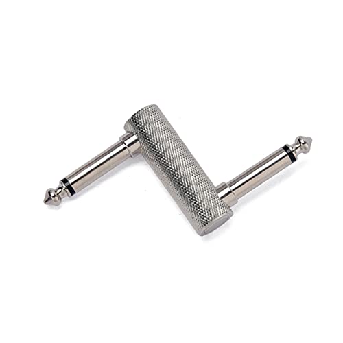 JOINPAYA Effektpedalanschluss Adapter Für Gitarrenstecker Adapter Für Gitarrenpedale Für Effektpedal Vom Typ z Gitarren-pedalboard- Gitarrenpedalbrett Silver von JOINPAYA