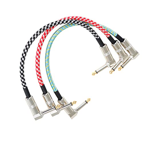 JOINPAYA Gitarren Instrumentenkabel Zu Audio Kabel Praktische Verbindung Für Effektgeräte Geräuschreduzierendes Gewebtes Kabel Für E Gitarre Und Verstärker von JOINPAYA