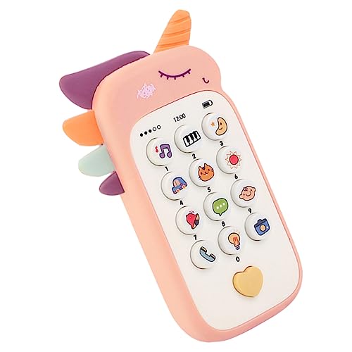 JOINPAYA Handy für kinderhandy Handy Mobile Handy für Kleinkinder Handy Handyspielzeug Telefon -Telefon Plastik Rosa von JOINPAYA