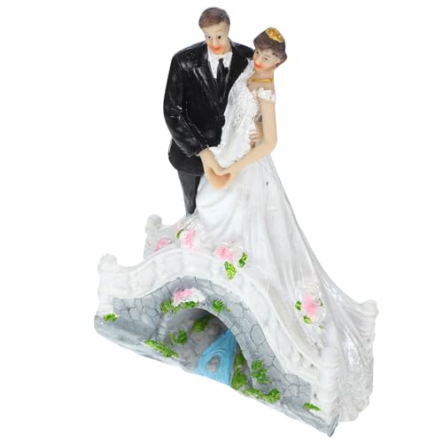 JOINPAYA Hochzeitstorte Dekoration Party Dekorationen Kuchen Dekoration Braut Kuchen Toper Hochzeitsdekor Paar Statue Multifunktion Kuchen Dekorative Paar Figur Kompaktes Kuchen von JOINPAYA