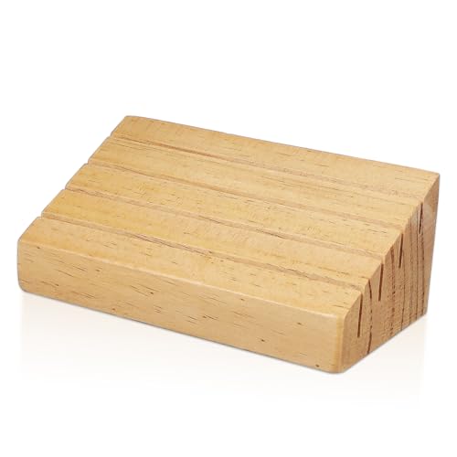 JOINPAYA Holzsockel Spielkartenhalter Für Erwachsene Kartenhalter Aus Holz Holzständer Kartenhalter Für Spielkarten Kartendeckhalter Kartenfach Spielkartenständer Brown Kiefernholz von JOINPAYA