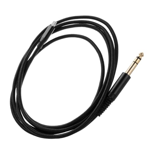 JOINPAYA Konvertierungslinie Typ-c-zu-3,5-mm-headset-adapter Audiokabel Für Gitarre Tragbares Datenkabel Typ-c-adapter 6,35-mm-audiokabel Typ-c-kopfhörerkonverter Vergoldet Black von JOINPAYA