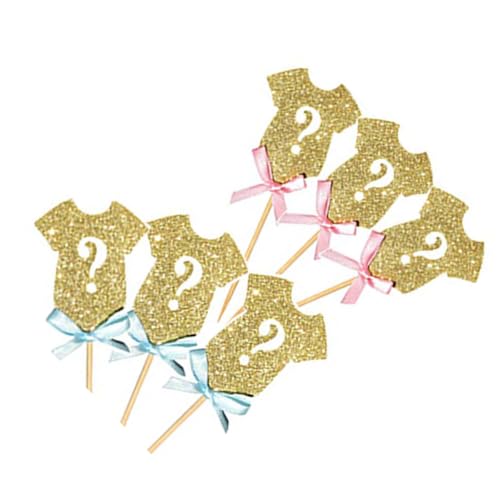 JOINPAYA Kuchendekorationen Lustige Picks Für Shower Und Geburtstagsfeiern Pinke Jersey & Blaue Jersey Party Cake Topper Für Desserttische von JOINPAYA