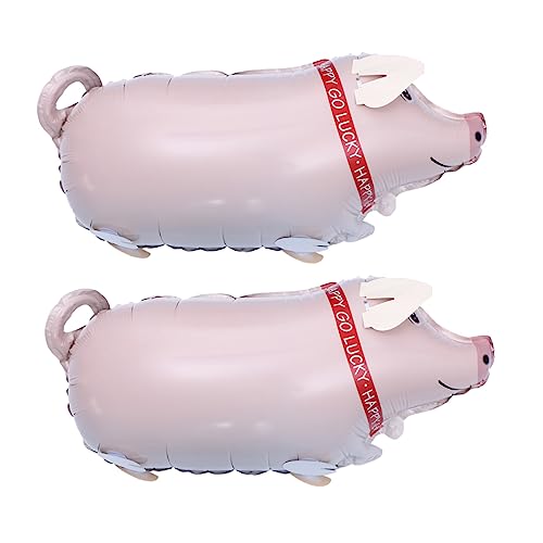 JOINPAYA Laufende Schweinchen Folienballons Aluminiumfolie Tierballons Für Partydekoration Mylar Luftballons Für Geburtstagsfeier Und Feste von JOINPAYA