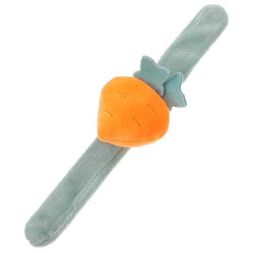 JOINPAYA Papa-Kreis Karotten-Slap-Armbänder 80er Schlagarmbänder Slap-Band-Armband Schlagarmband fürs Handgelenk Partygeschenk Slap-Armband für das Handgelenk Slap-Bands Baumwolle Orange von JOINPAYA