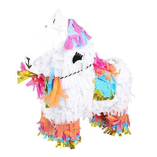 JOINPAYA Pinata Box Partydekoration Geburtstagsparty Zubehör Kleine Hunde Pinata Für Mädchen Pferde Pinata Mit Süßigkeiten Große Pinata Einhorn Pinata Für Partygeschenke Buntes von JOINPAYA