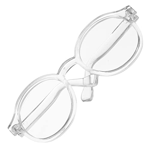 JOINPAYA Puppenbrille Mode Sonnenbrillen Trendige Sonnenbrille Kinderbrille Modische Brille Sonnenbrille Zum Anziehen Der Puppe Ausgestopftes -plüschtier Transparent Plastik von JOINPAYA