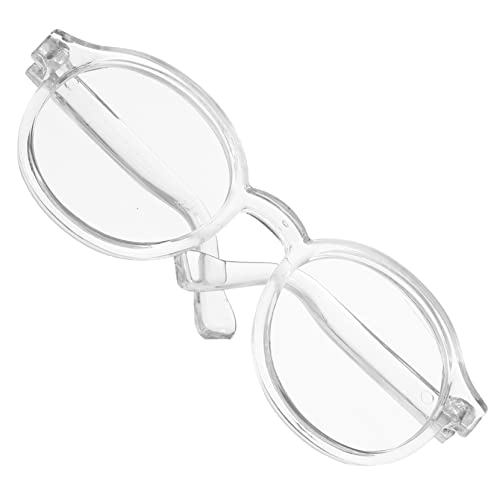 JOINPAYA Puppenbrille puppenkleidung Puppen Kleidung Puppenverkleidung Puppenbastelbedarf Gruselige Puppe leichte Brille Brillen für Puppen Puppe Verkleidet Brille Plastik Transparent von JOINPAYA