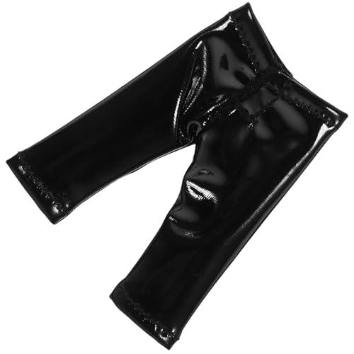 JOINPAYA Puppenhose puppenkleidung Puppen Kleidung for DIY Puppenbekleidung Puppengeschenk hosenbügel Puppenlederhose Puppenzubehör Puppen-Chaparejos Stoff Black von JOINPAYA