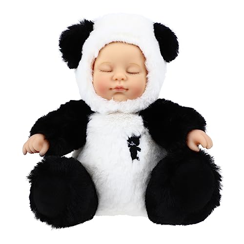 JOINPAYA Simulatorbaby weihnachsgeschenk weihachtsgeschenk Puppen Kleidung weinachtsgeschenke babypuppe Puppenspielzeug schlafende Puppe neugeborenes Kleinkind plüschtier PP Baumwolle Weiß von JOINPAYA