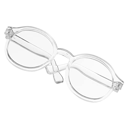 JOINPAYA Stylische Puppenbrille Aus Transparentem Material Lange Dekorative Brille Für Puppen Ideales Zubehör Für Kostüme Und Kreative Bastelprojekte von JOINPAYA