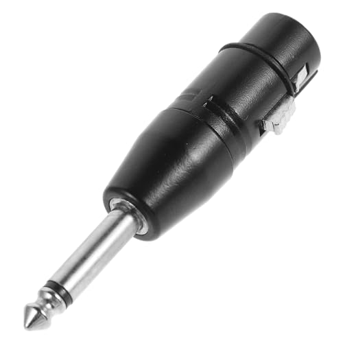 JOINPAYA Tragbarer Mono-6,35-mm-stecker Auf Xlr-buchse, Audio-adapter, Stabiler Audio-konverter Aus Zinklegierung, Einfacher Für Mikrofone, Kopfhörer von JOINPAYA