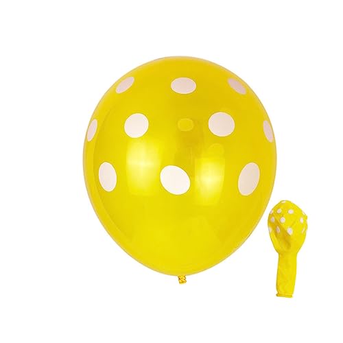 JOINPAYA Verdickte Latex Luftballons Mit Polka Dots Aufblasbare Partyballons Für Hochzeit Geburtstag Und Feierlichkeiten Mischfarben Deko von JOINPAYA