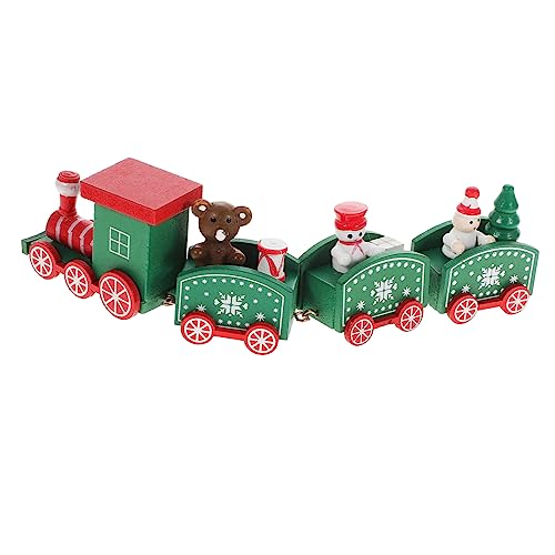 JOINPAYA Weihnachtlicher Holztrain Kreatives Tischornament Lustiges Kinderspielzeug Für Heimdekoration Und Partys von JOINPAYA