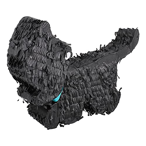 JOINPAYA kleine schwarze Hundepiñata Hundespielzeug Zahnpasta Dackel- Outdoor- spaß party für Geburtstag Pinata- aus Papier Black von JOINPAYA