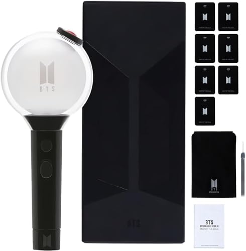 JOJOJOSDA BTS Army Bomb Lightstick Ver 4 (SE) Map of The Soul 7 Special Edition, Connect Mobile APP to Adjust The Customize Color (Includes 7 Cards) von JOJOJOSDA