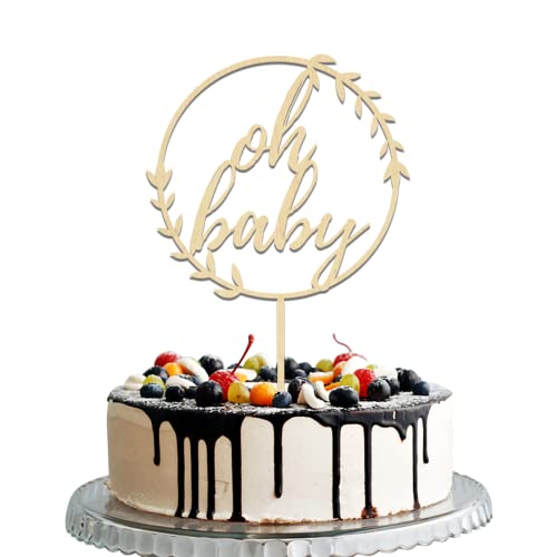 Oh Baby Kuchen Topper, Babyparty Tortendeko, Kuchen Topper Oh Baby, Kuchenstecker Kuchendeko Tortendeko Geburtstagskuchen für Baby Shower von JOJOR