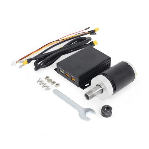 CNC-DC-Spindel-Kit mit bürstenlosem Motor, 24 V, 12.000 U/min, mit installiertem Treiber von JOLIANE