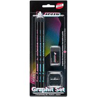 JOLLY Next Graphit Bleistift-Set HB schwarz, 1 Set von JOLLY