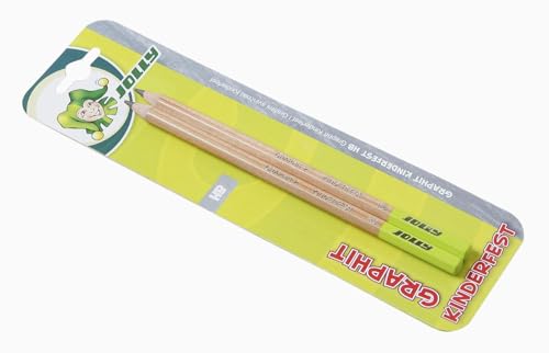 Jolly Graphit Bleistift/Graphitstift | Bruchsicher | HB | 2 Stück von JOLLY