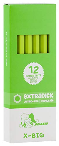 Jolly Graphit X-Big Starter | extra dicker Stift | extrem Belastbar | 12 Stück von JOLLY