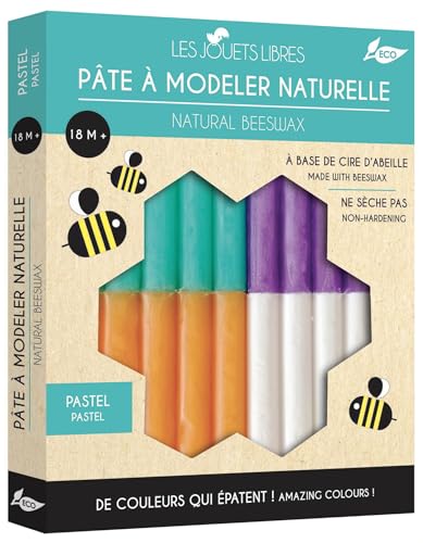 JOUETS LIBRES PÂTE À Modeler CIRE D'ABEILLE - 4 Couleurs Pastel von JOUETS LIBRES