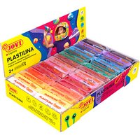 JOVI Knete PLASTILINA farbsortiert, 30 Farben je 50,0 g von JOVI