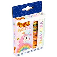 JOVI Knete PLASTILINA farbsortiert, 6 Farben je 15,0 g von JOVI