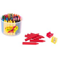 JOVI Wax Crayons Jumbo Wachsmalstifte farbsortiert, 60 St. von JOVI