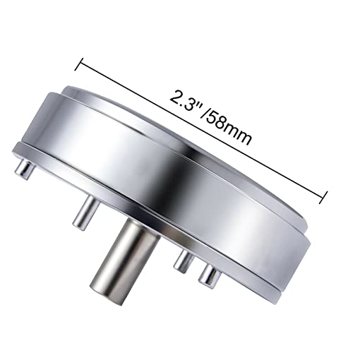 32 mm 44 mm 50 mm 56 mm 58 mm 75 mm rund Knopfabzeichen Stanze Drücken Sie die austauschbare m-alte for DIY Abzeichenherstellung Für Anfänger und Heimwerker(2.3 inch 58mm) von JOXLOVER