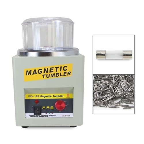 JOXLOVER KD/KT-185 Magnetische Tumbler-Schmuckpolierer-Finisher-Finishing-Maschine, magnetische Poliermaschine AC für Schmuckwerkzeuge, Schmuckzubehör von JOXLOVER