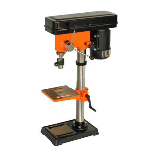 JOXLOVER Mini-Bohrmaschine, Tischbohrmaschine, 8 Zoll Stationäre DIY Pro Bohrmaschine 5-Gang-Tischbohrmaschine, Elektrowerkzeuge Holzbohrmaschine für Heimwerkerarbeiten an Holz, Metall und Schmuck von JOXLOVER